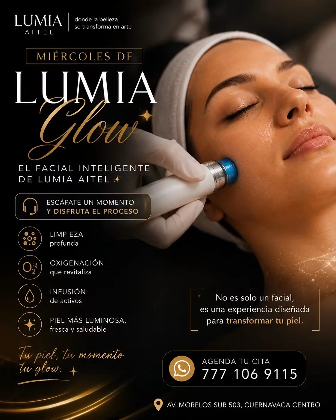 Facial Lumia Glow en Lumia Aitel